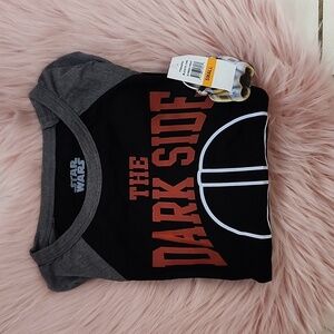 Y2K FIND!!  Brand New MARVEL COMICS STAR WARS 3/4 LENGTH LOGO T-SHIRT-S